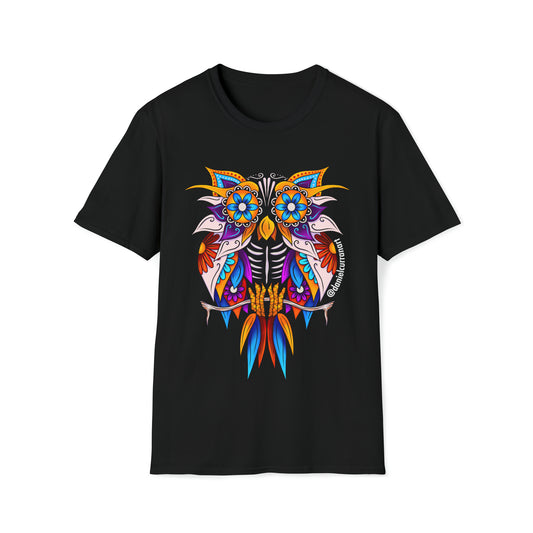 Sugar Skull Owl Softstyle T-Shirt
