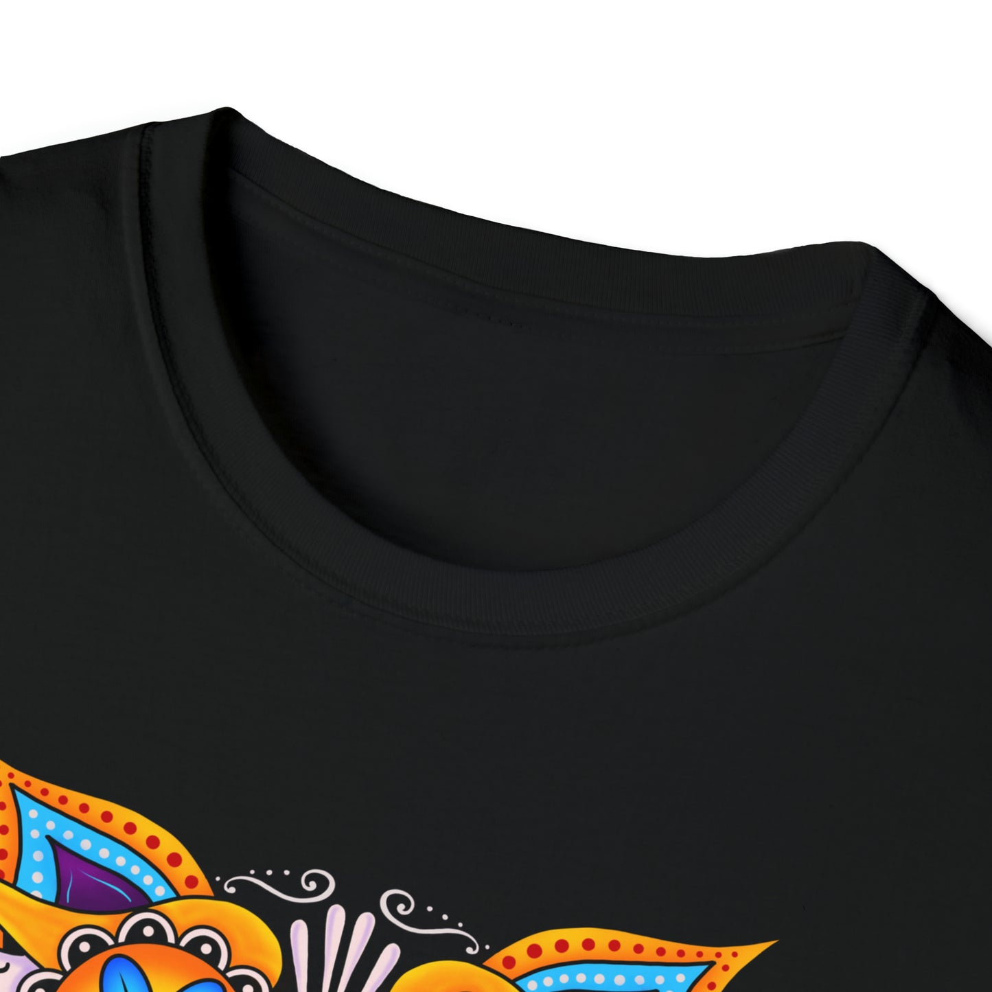 Sugar Skull Owl Softstyle T-Shirt