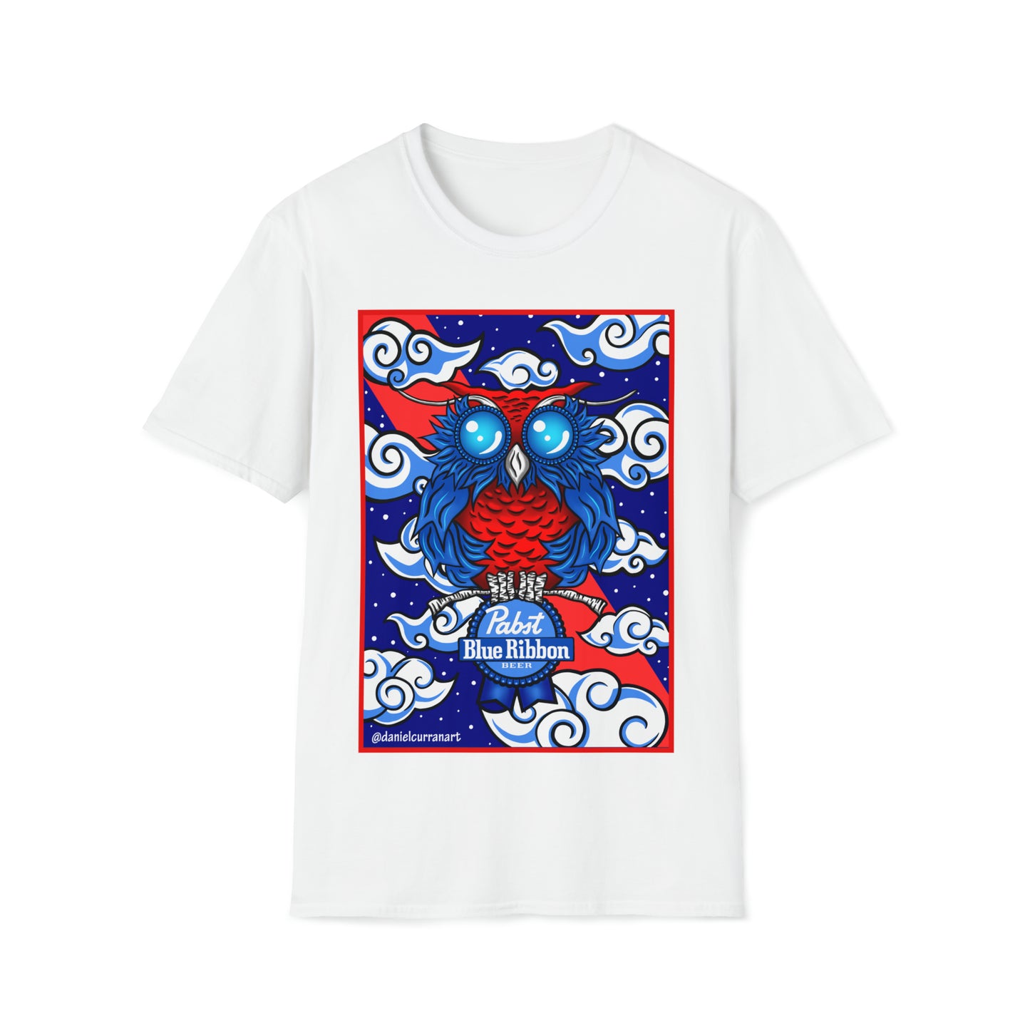 Blue Ribbon Owl Softstyle T-Shirt