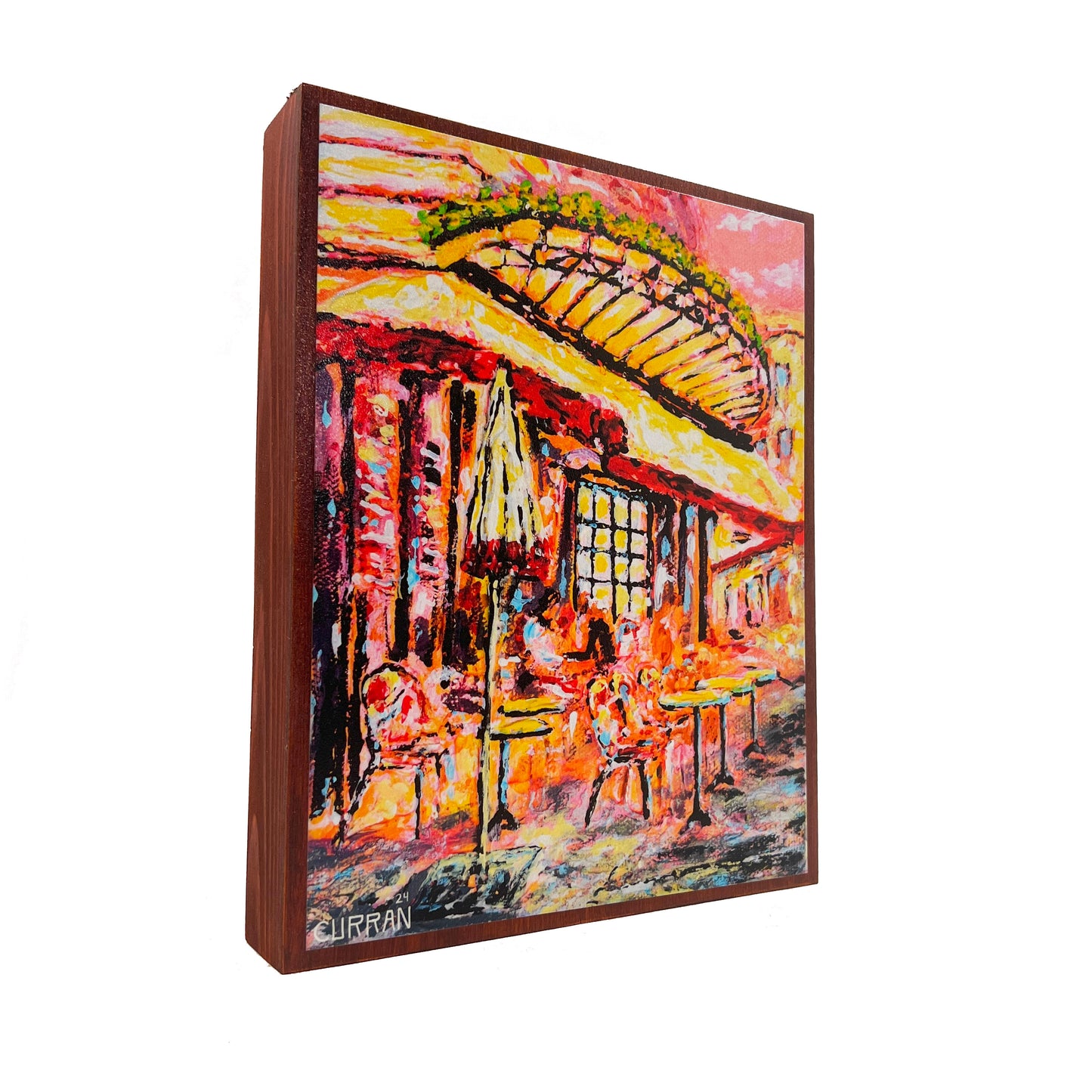 Cafe Charlot, Paris on Wood Panel (Limited Edition)