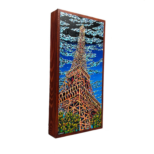 Eiffel Tower on Wood Panel (Limited Edition)