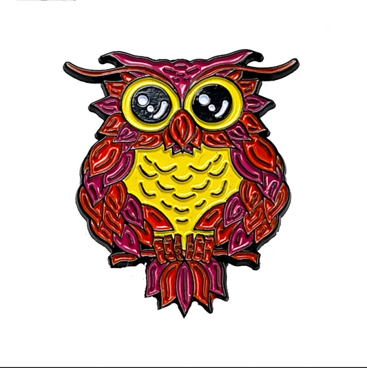 Owl Enamel Pin