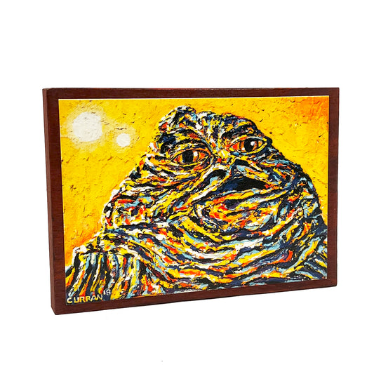 Jabba on Wood Panel
