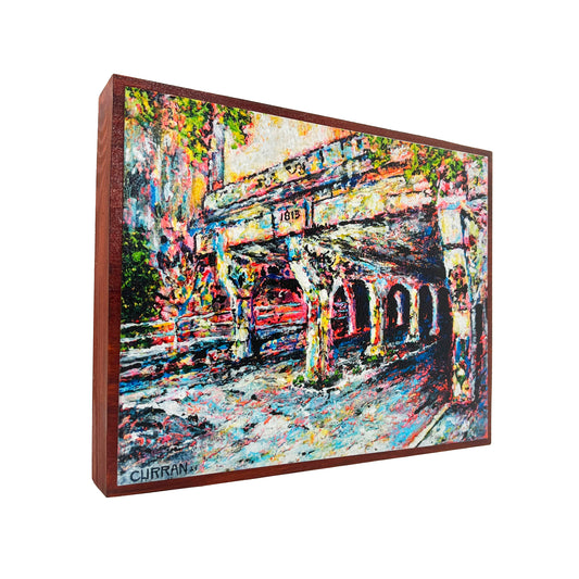 Krog Street Tunnel on Wood Panel