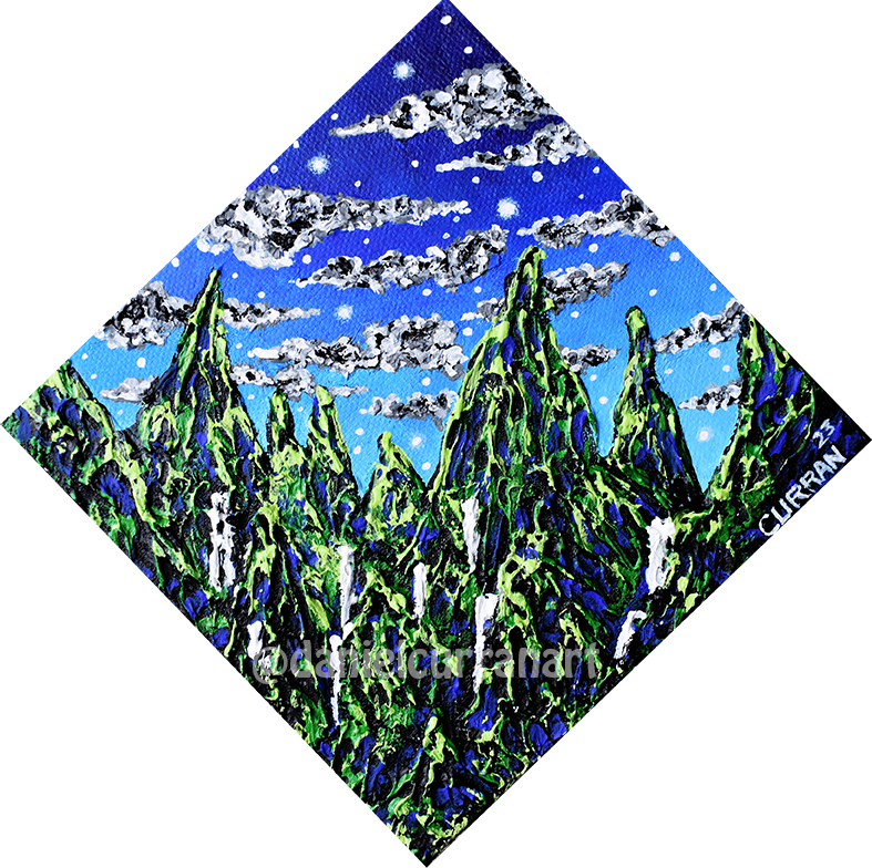 Sorcery Falls (Blue) Print (Limited Edition)