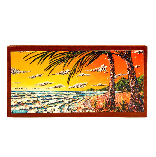Twin Palms -wood panel (Limited Edition)