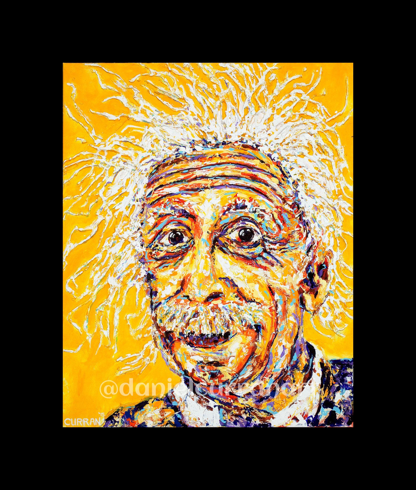 8" x 10" Albert Print (Matted) - Daniel Curran Art