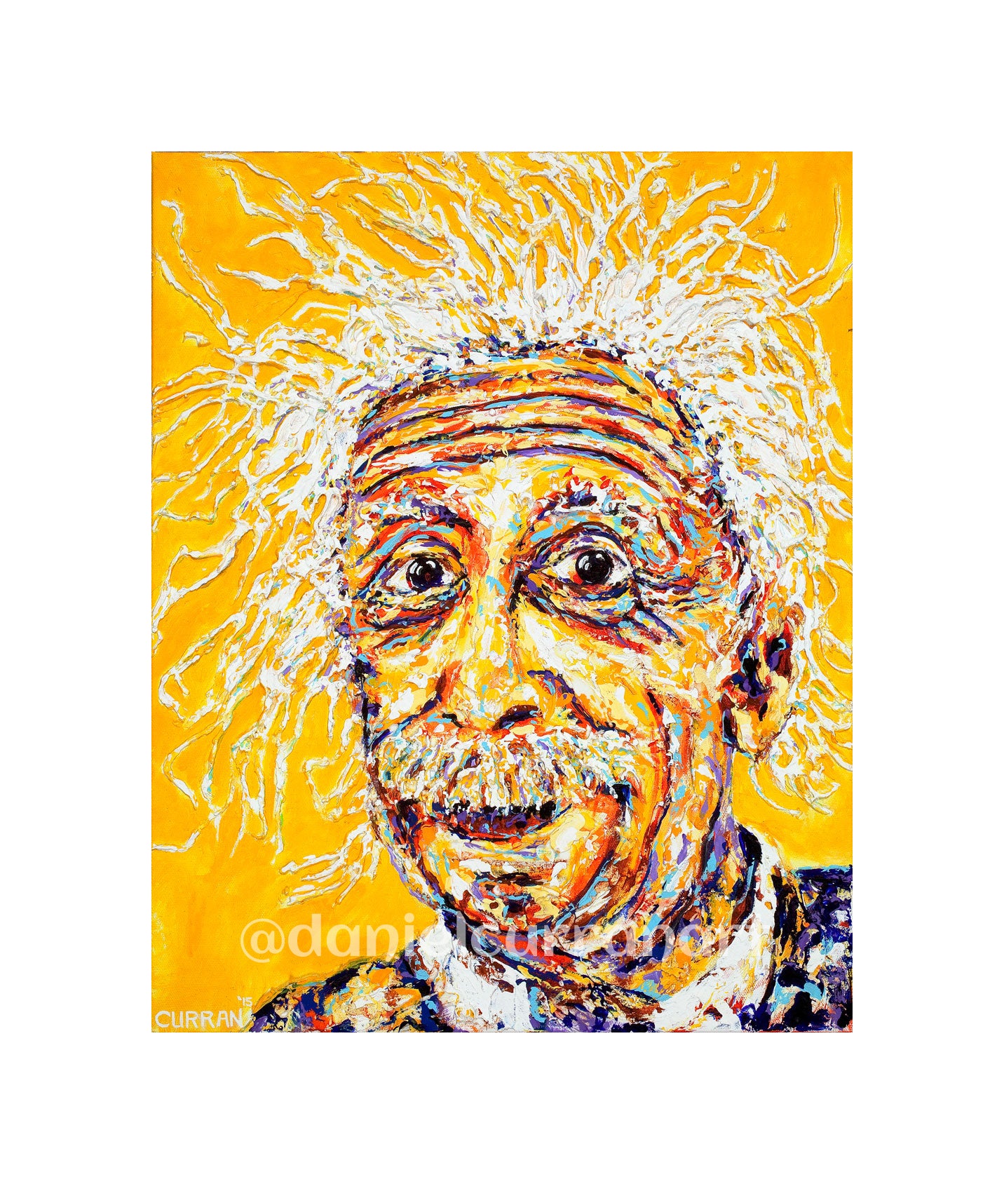 8" x 10" Albert Print (Matted) - Daniel Curran Art