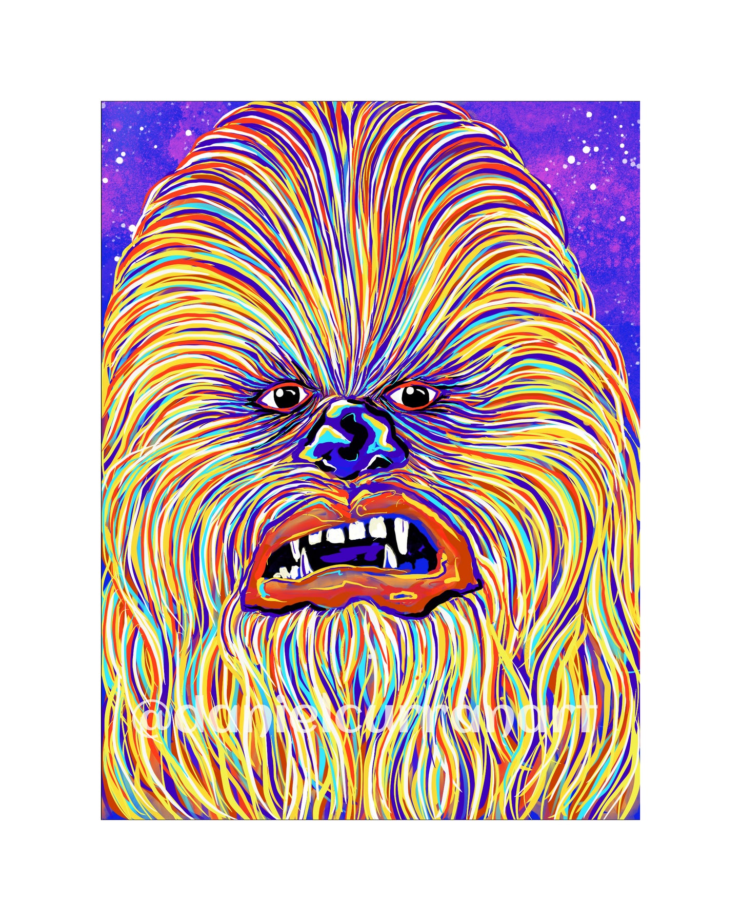 8"x 10" Chewy Print (Matted) - Daniel Curran Art