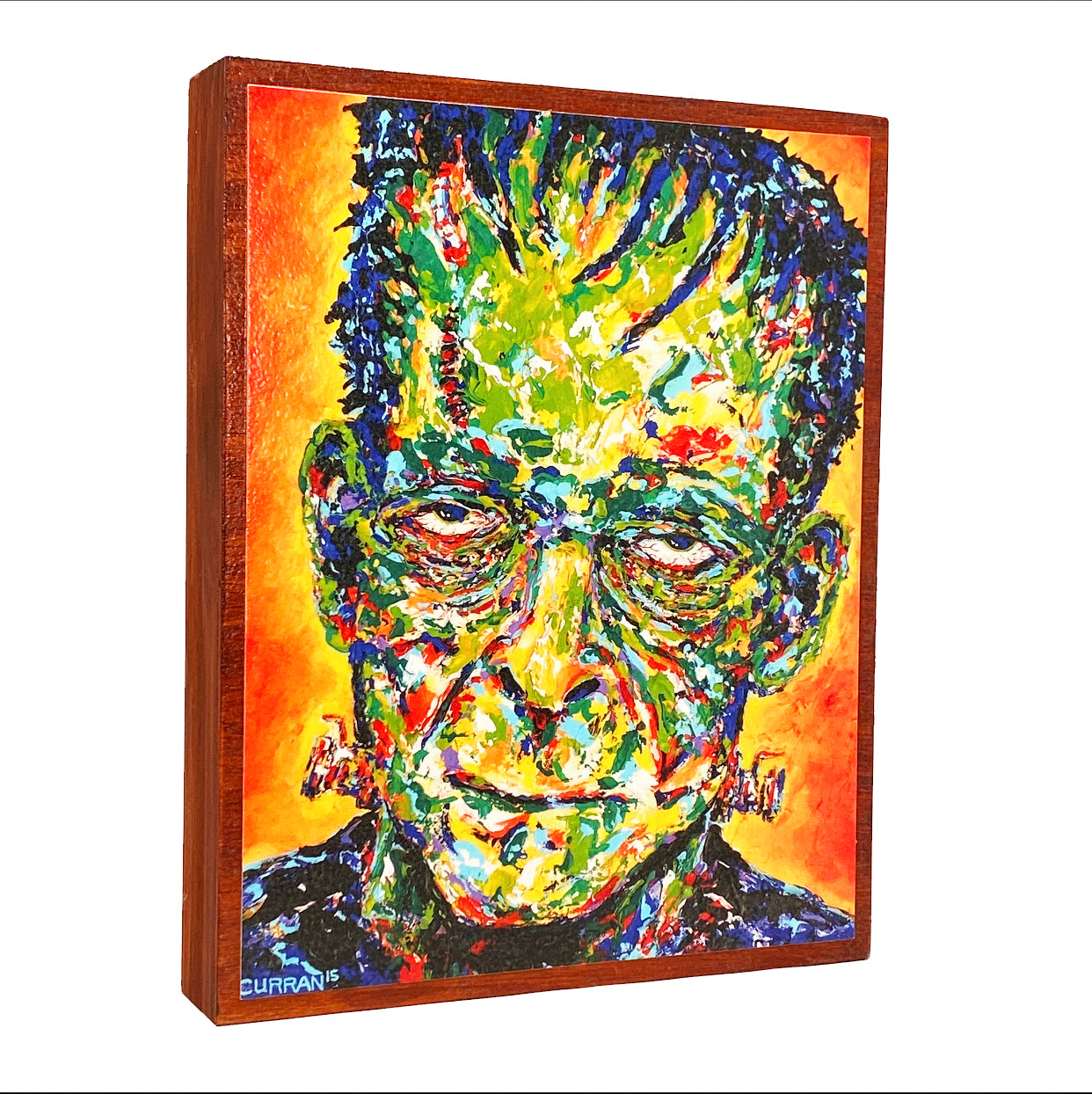 The Creature on Wood Panel - Daniel Curran Art