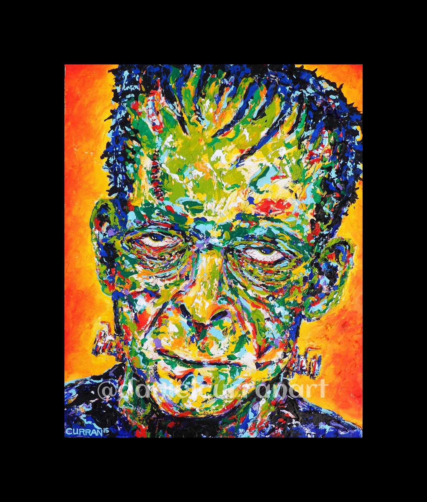 8"x 10" The Creature Print (Matted) - Daniel Curran Art