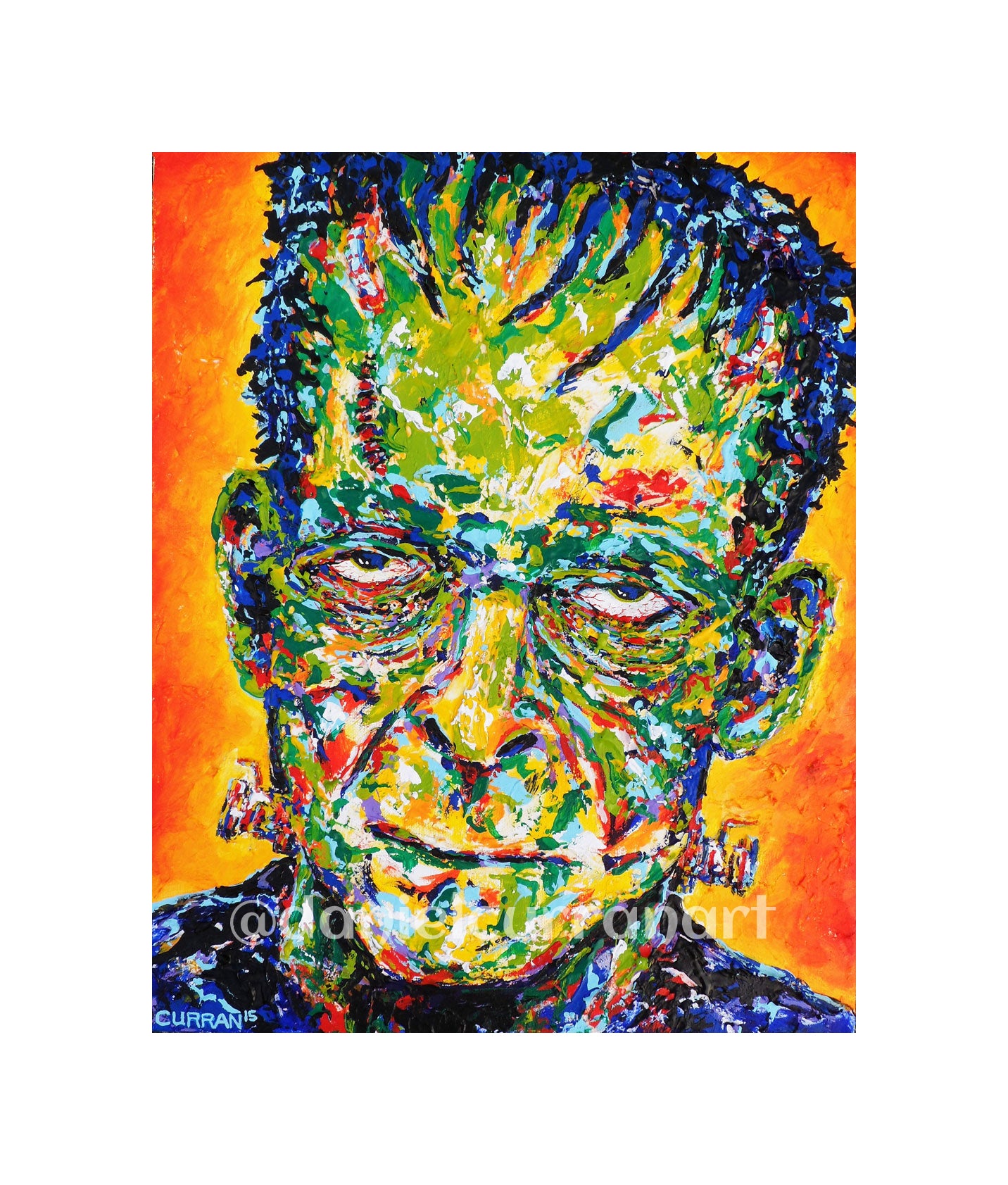 8"x 10" The Creature Print (Matted) - Daniel Curran Art