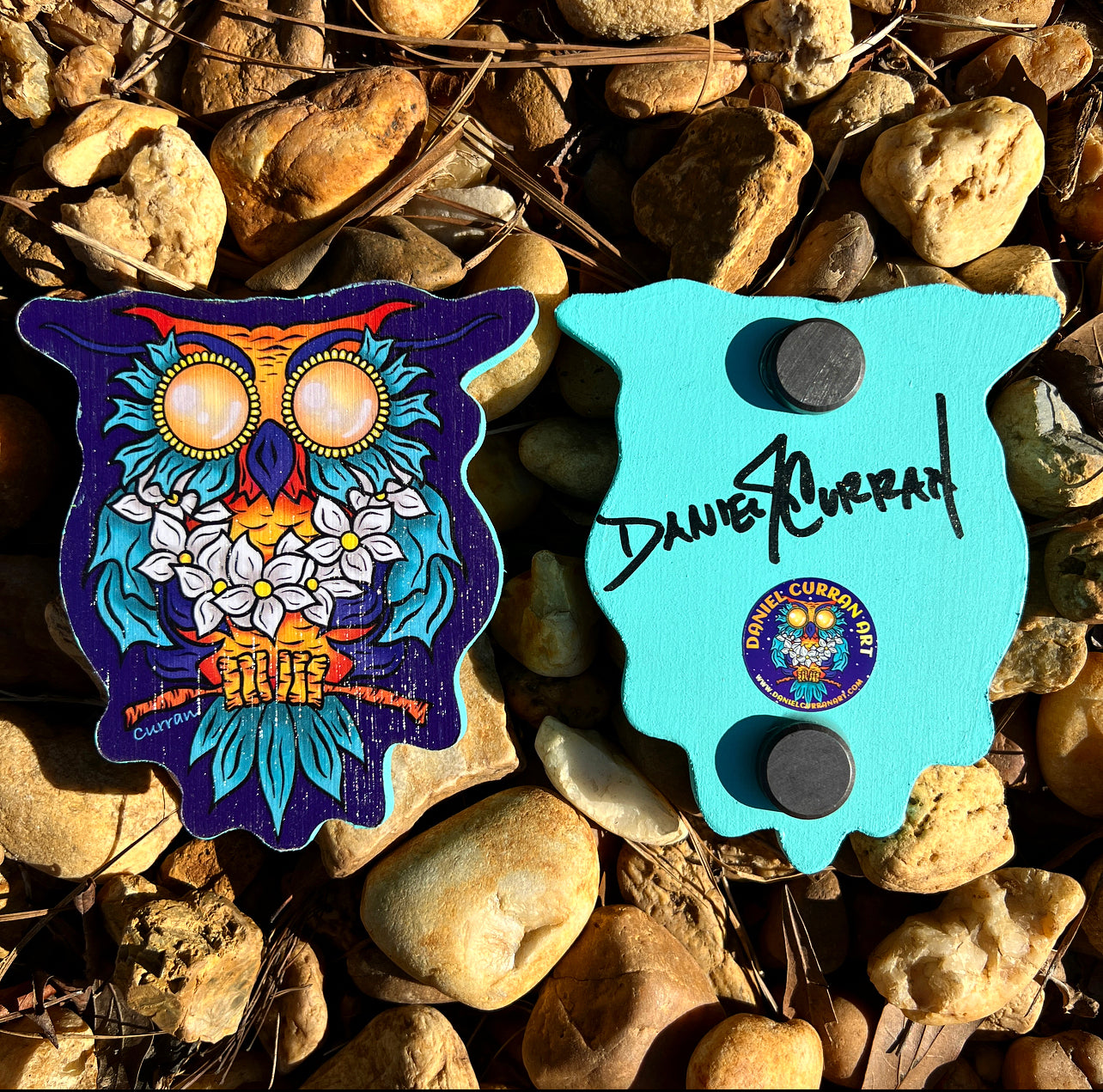 Luaowl Magnet - Daniel Curran Art