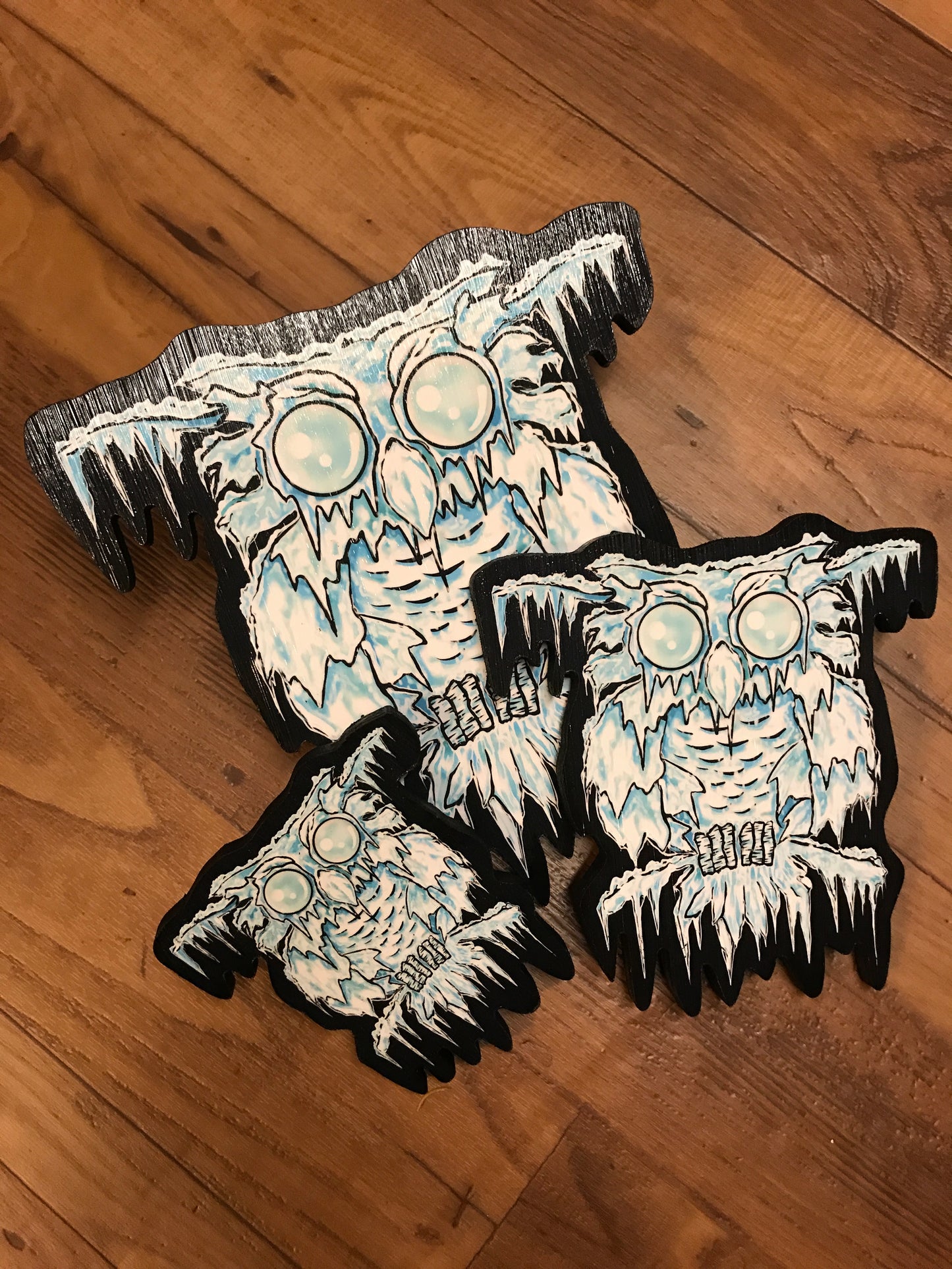 Ice Owl Print on Wood (Limited Edition) - Daniel Curran Art