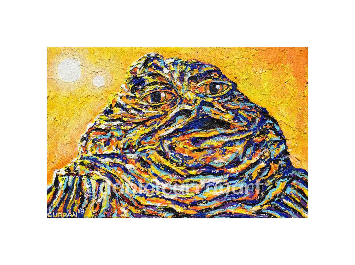 5"x 7" Jabba Print (Matted) - Daniel Curran Art
