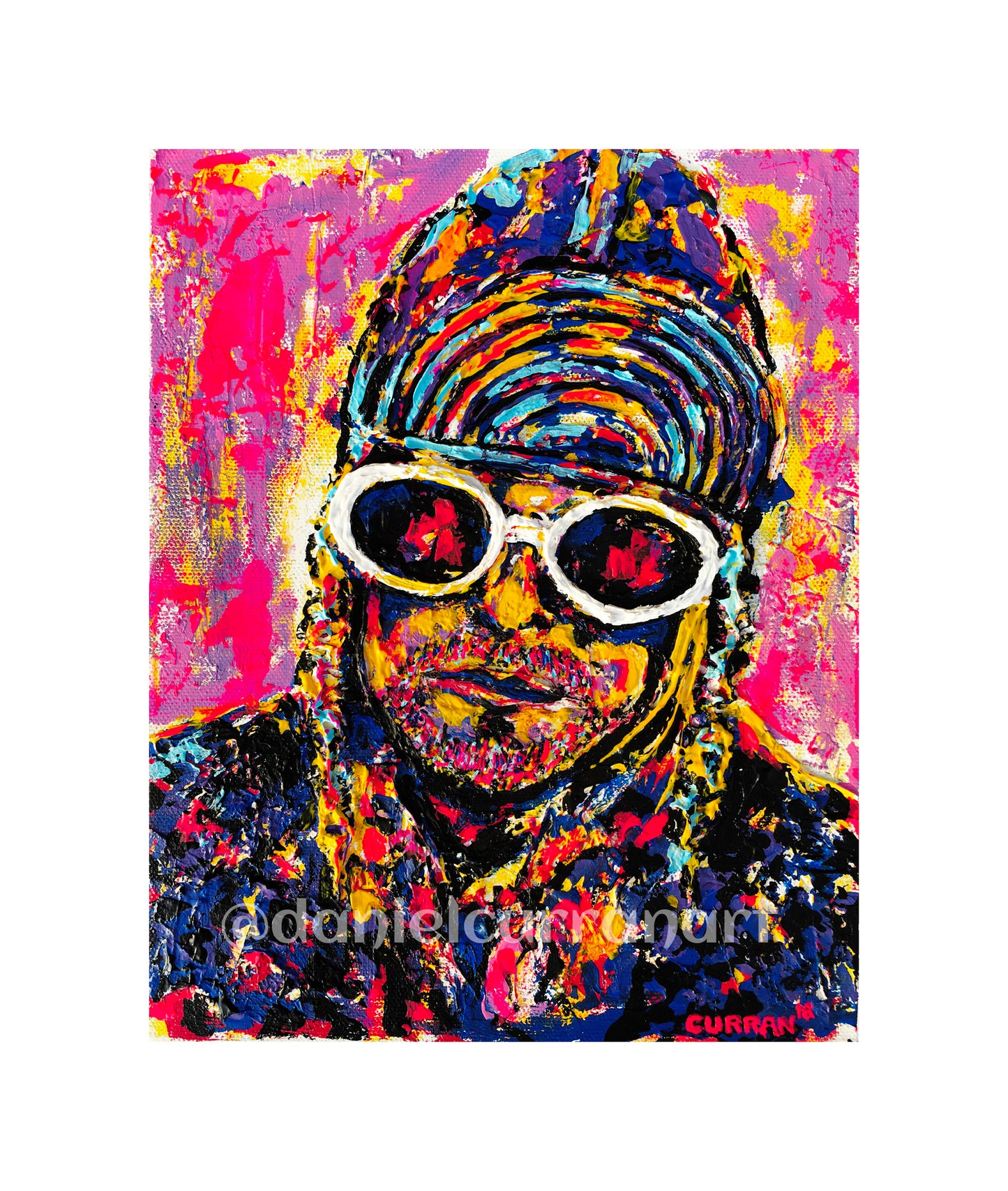 5"x 7" Kurt Print (Matted) - Daniel Curran Art