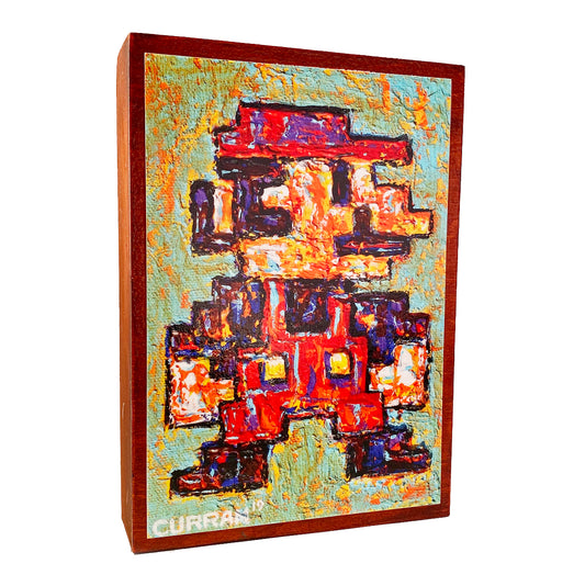 Mario on Wood Panel - Daniel Curran Art