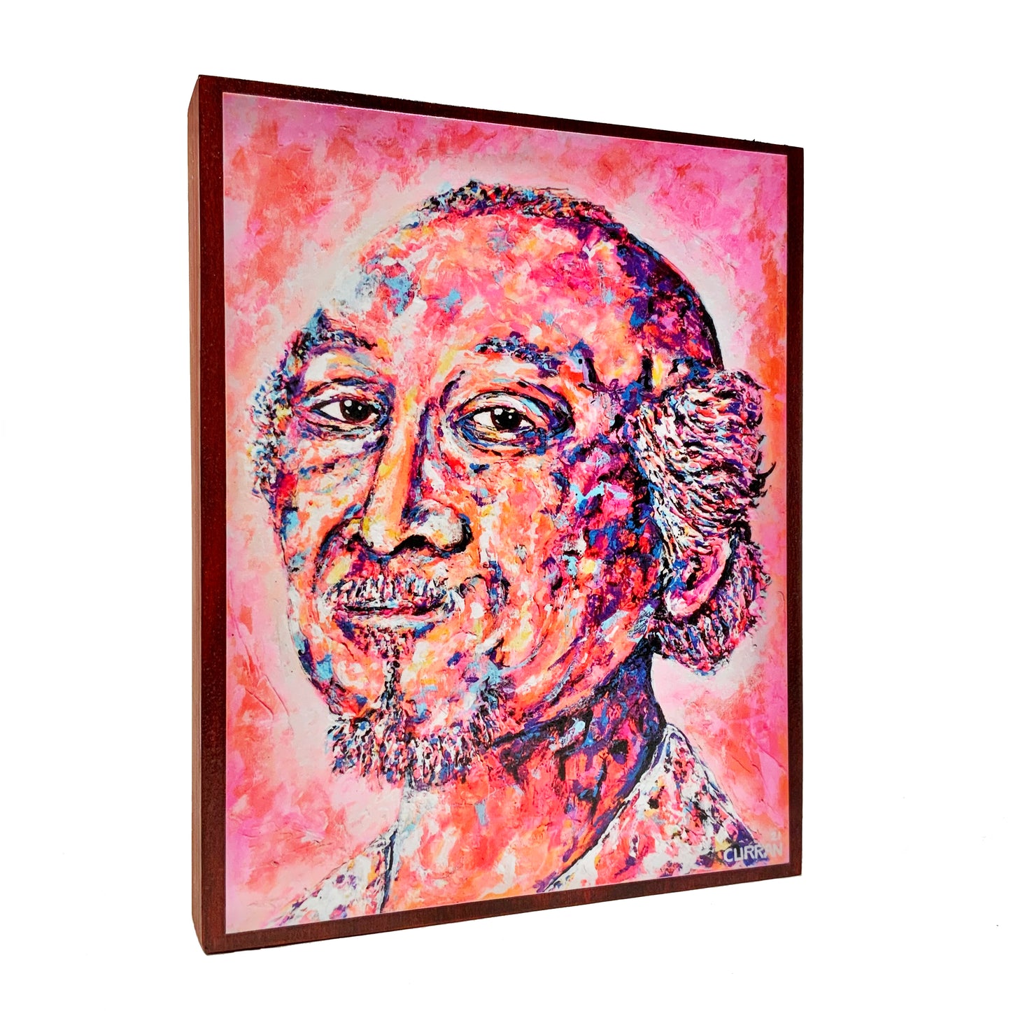 Miyagi on Wood Panel (Limited Edition) - Daniel Curran Art