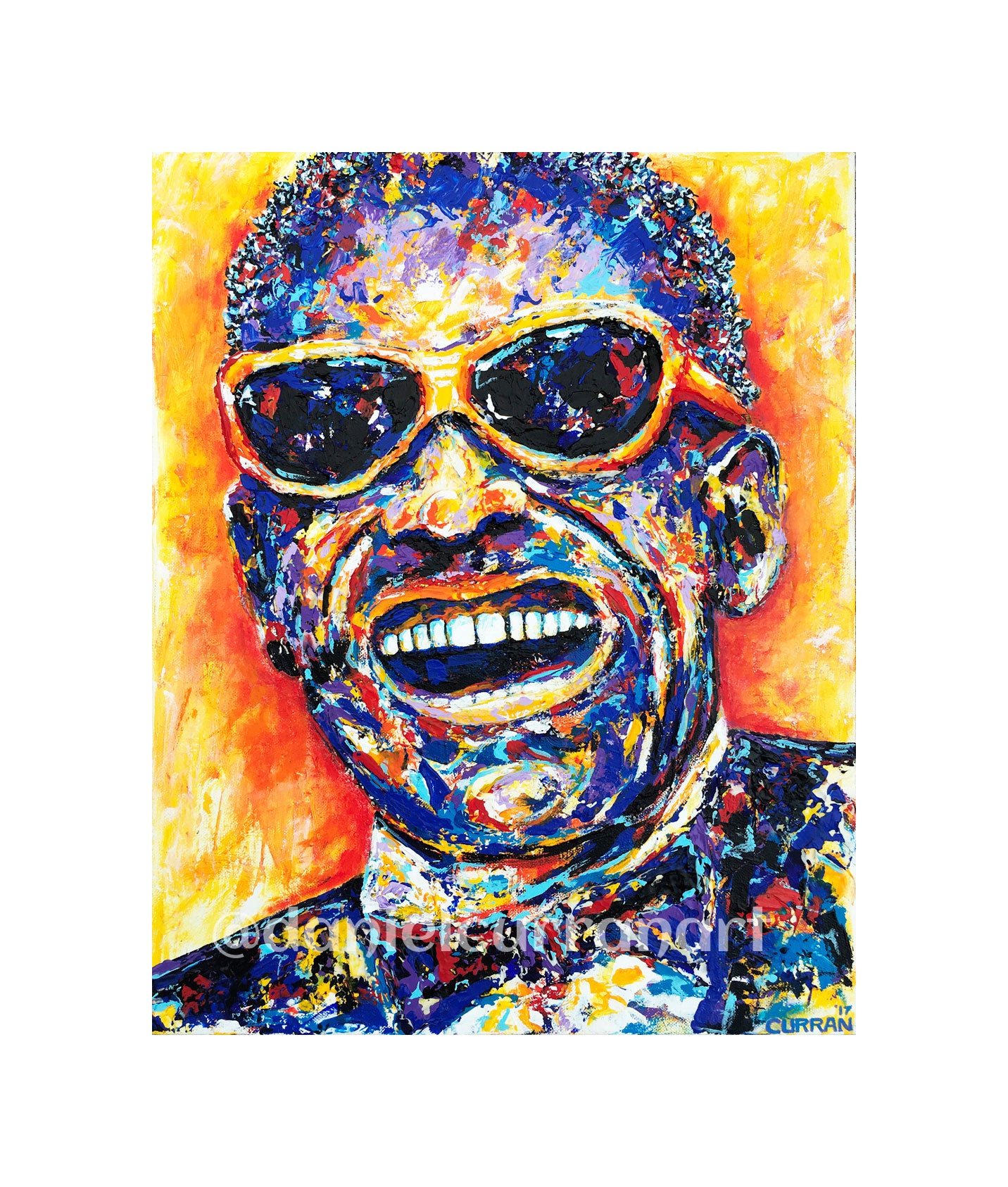 8"x 10" Ray (Matted) - Daniel Curran Art