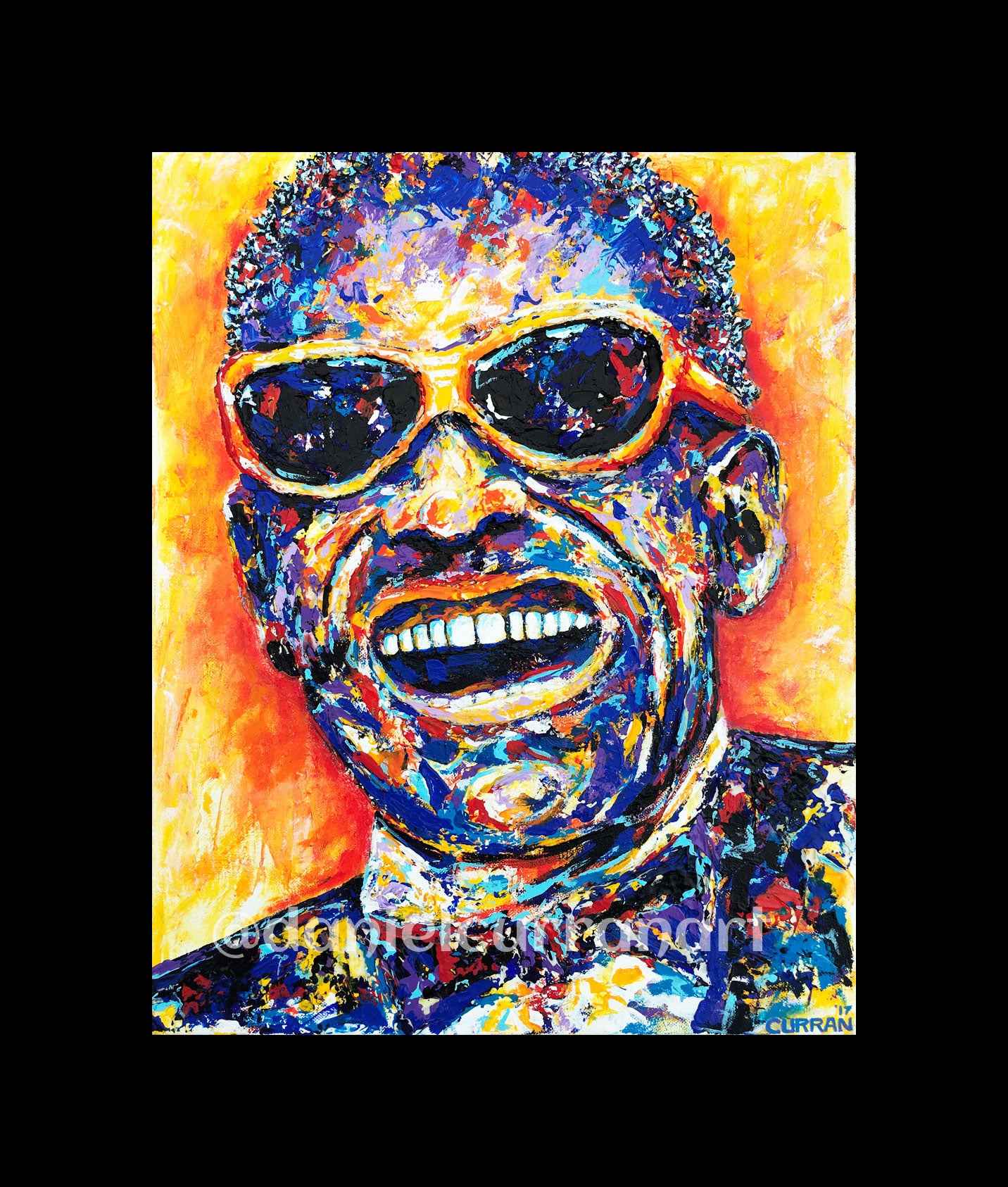 8"x 10" Ray (Matted) - Daniel Curran Art