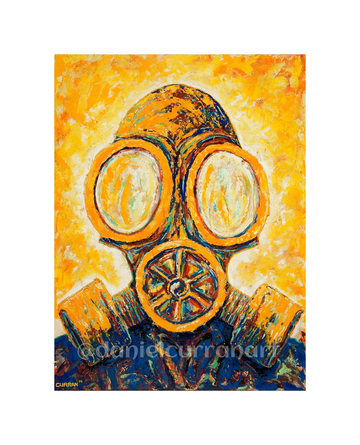 8"x 10" Toxic Fumes (Matted) - Daniel Curran Art