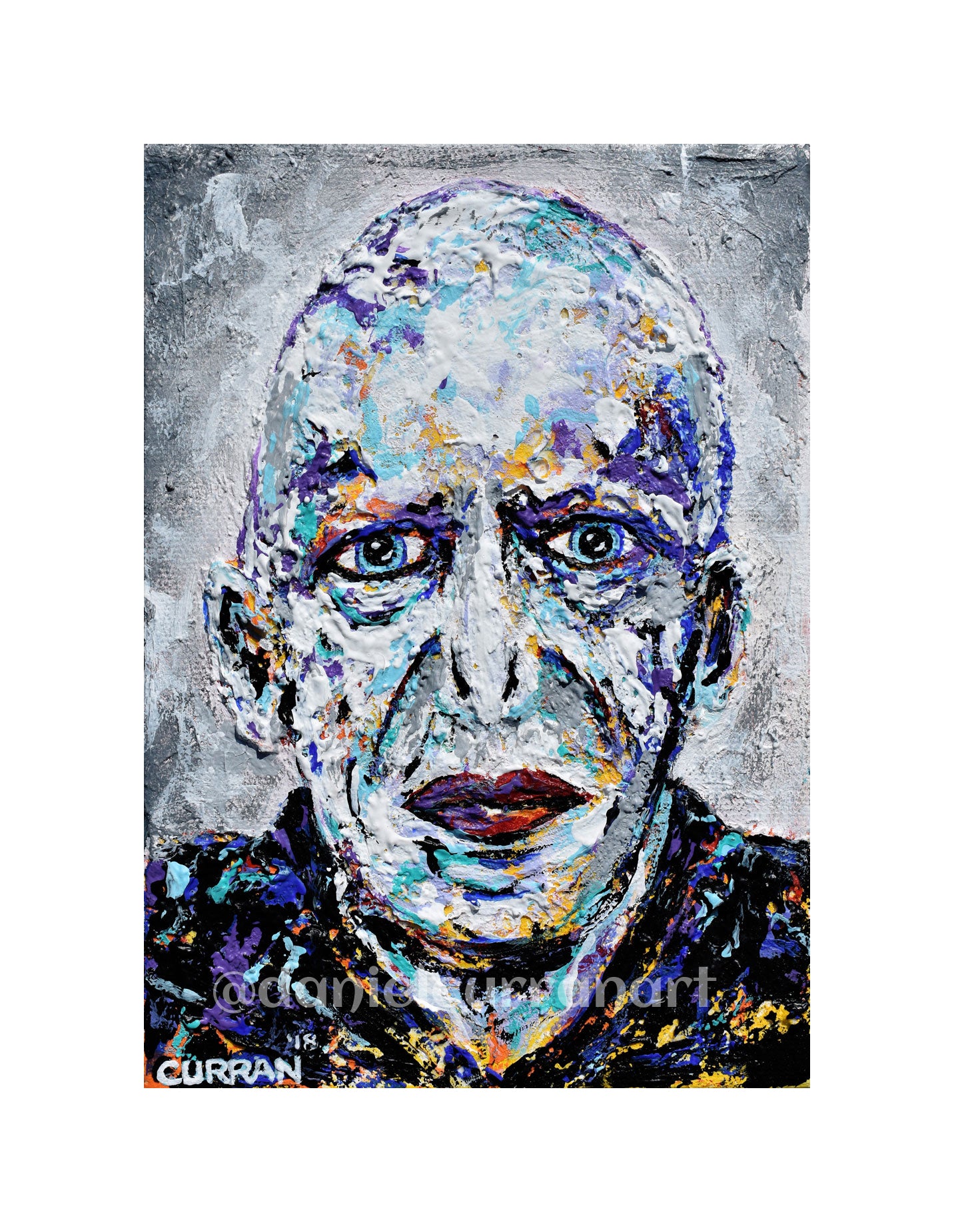 5"x 7" Voldemort Print (Matted) - Daniel Curran Art