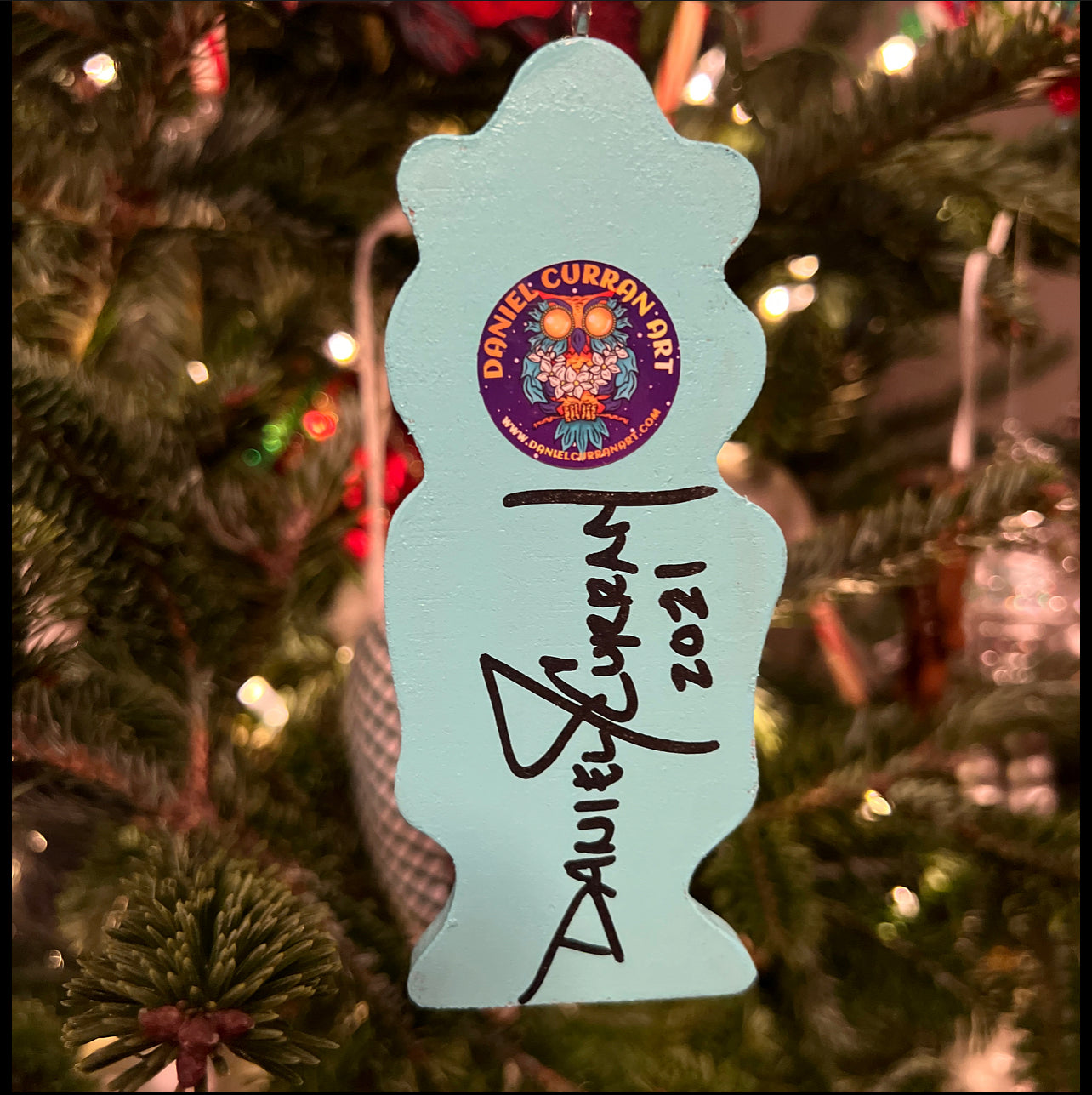 Robot 2021 Ornament - Daniel Curran Art