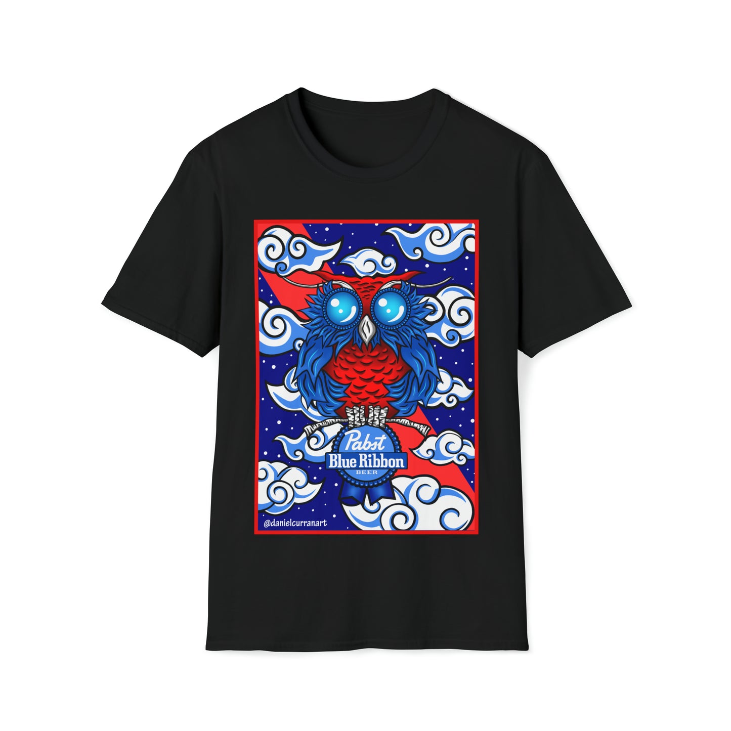 Blue Ribbon Owl Softstyle T-Shirt