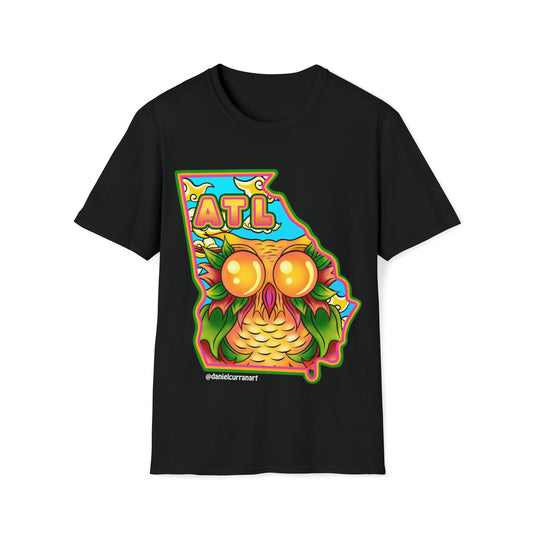 Georgia Peach Owl Softstyle T-Shirt