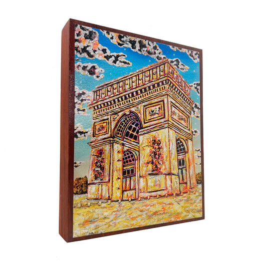 Arc de Triomphe on Wood Panel (Limited Edition)
