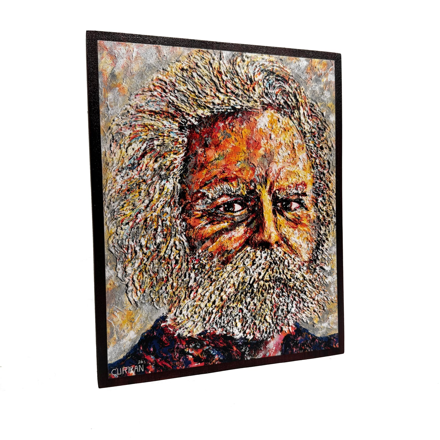 Bob Weir on Wood Panel
