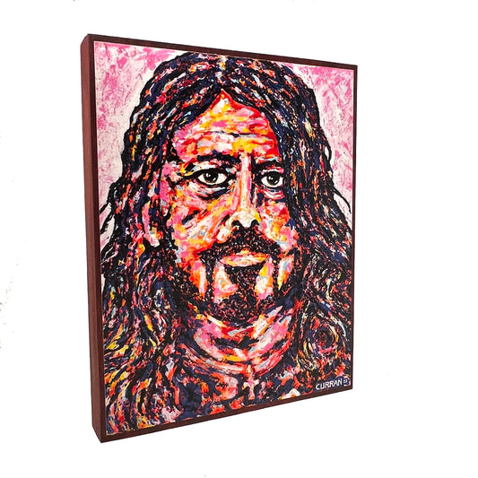 Dave Grohl on Wood Panel (Limited Edition)