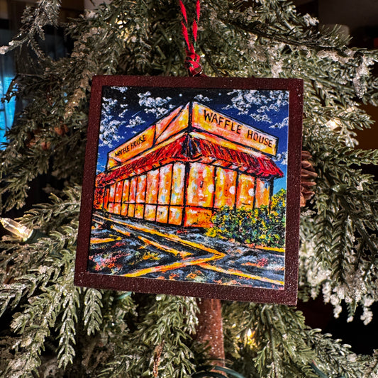 Wafflehouse Ornament