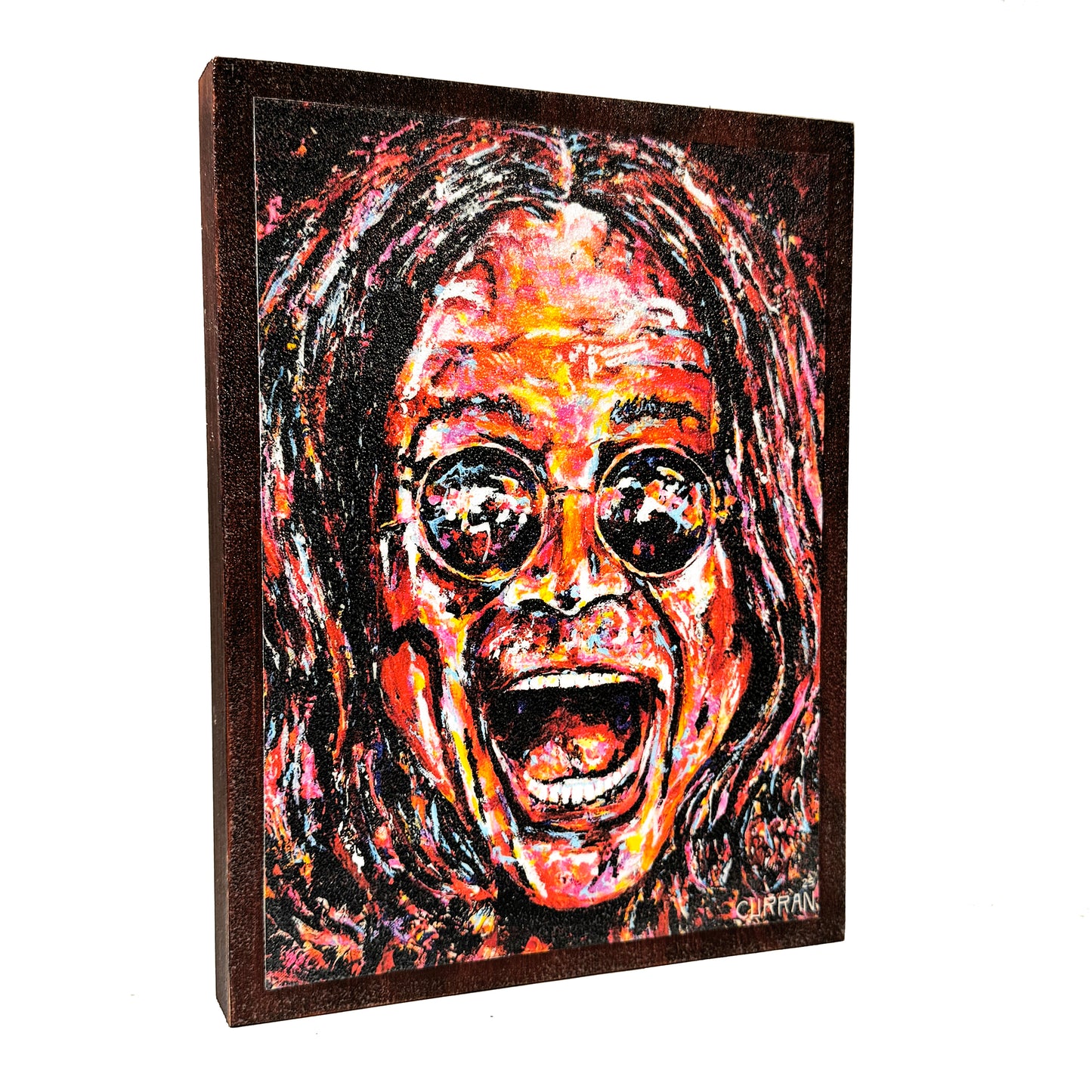 Ozzy on Wood Panel