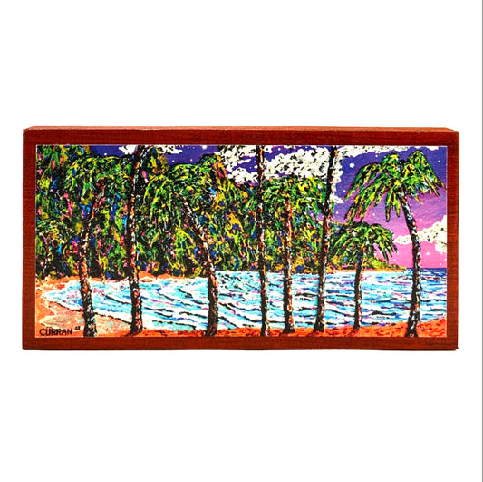 Through the Palms -wood panel (Limited Edition)