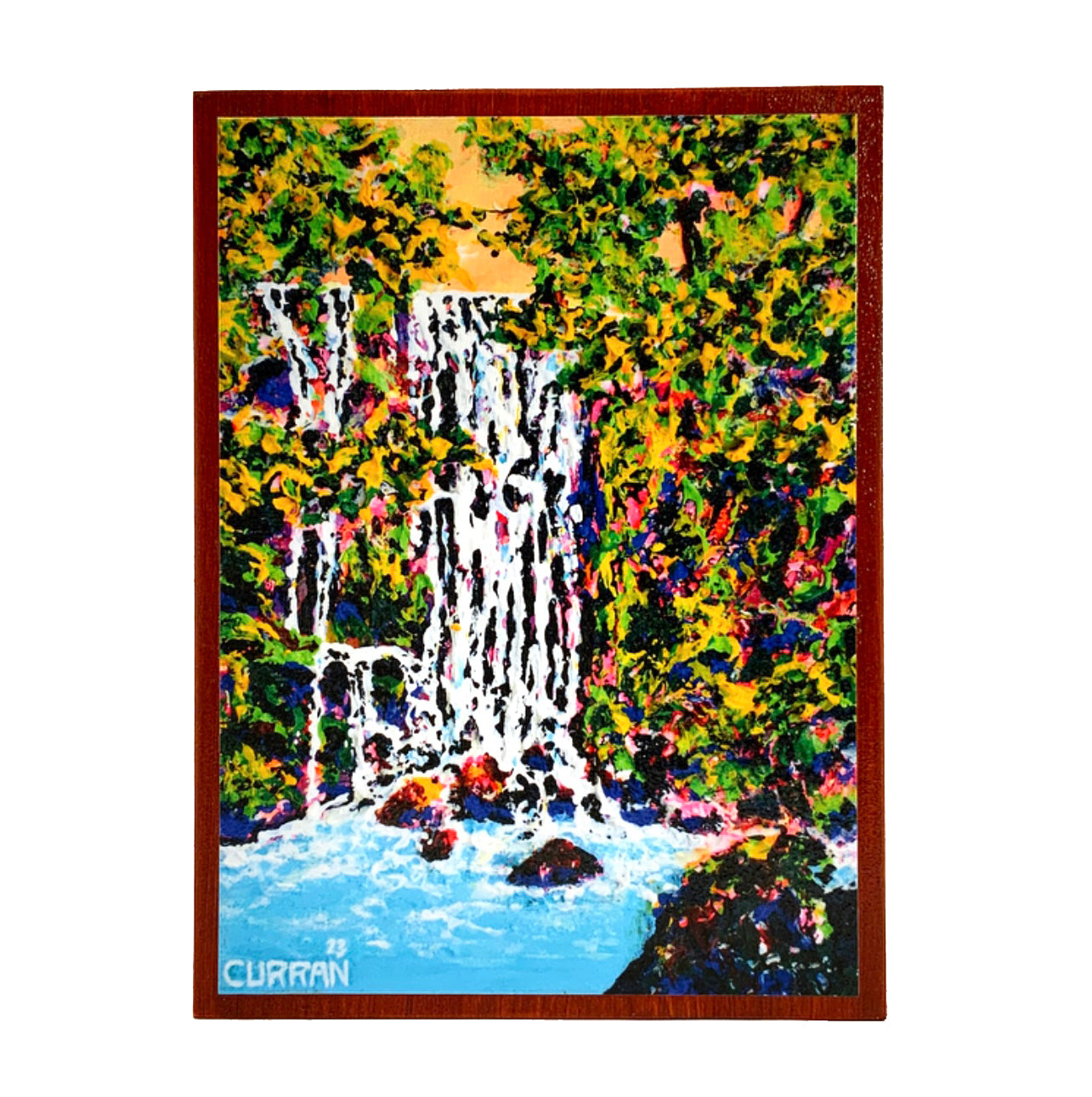 Tropical Falls -wood panel (Limited Edition)
