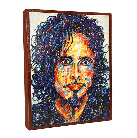 Chris Cornell on Wood Panel (Limited Edition) - Daniel Curran Art