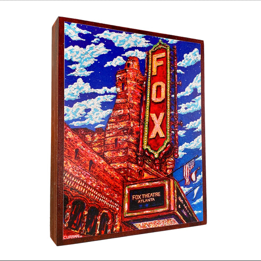 Fabulous Fox on Wood Panel (Limited Edition) - Daniel Curran Art