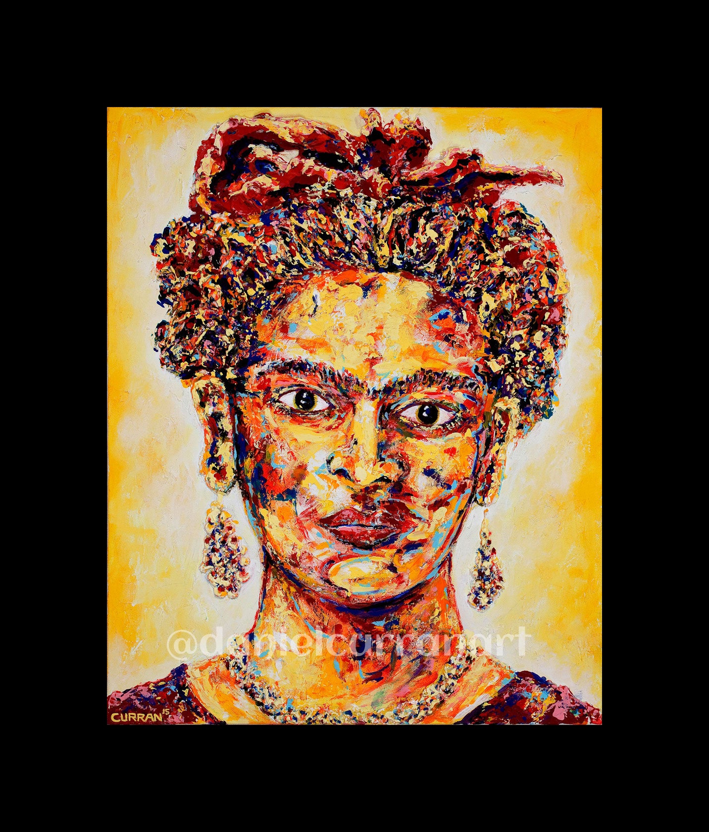 8"x 10" Frida Print (Matted) - Daniel Curran Art