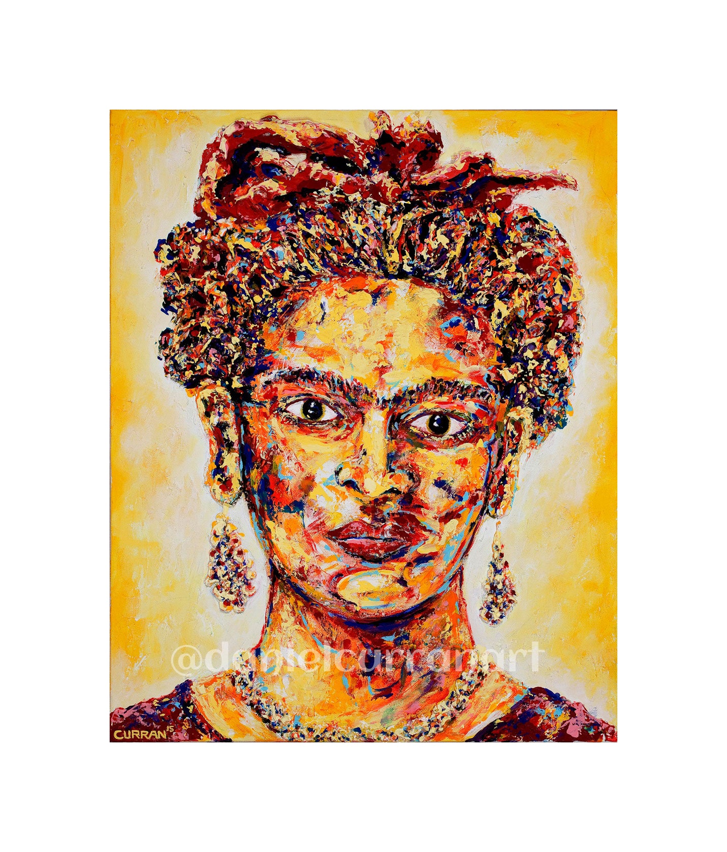 8"x 10" Frida Print (Matted) - Daniel Curran Art