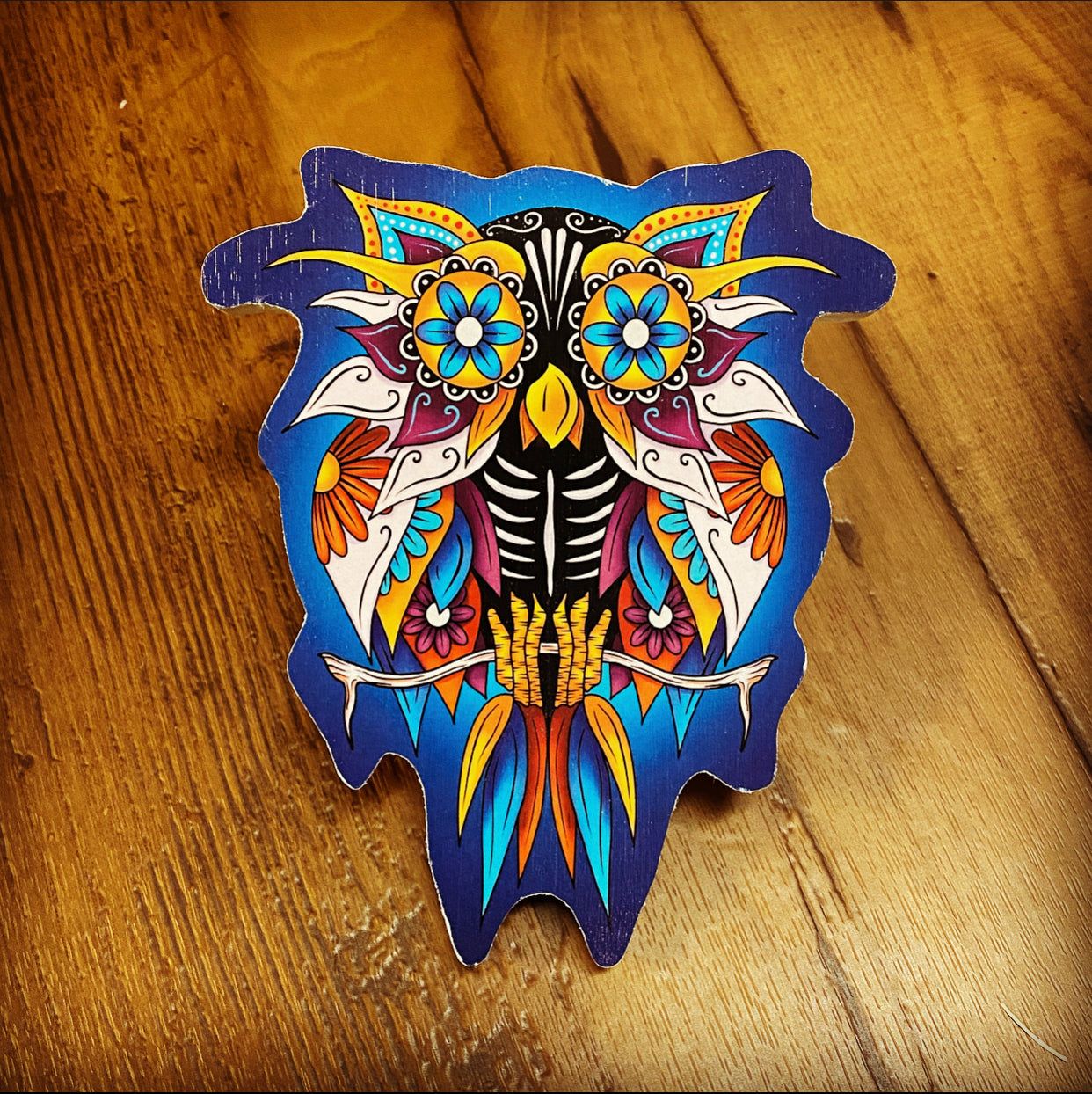 Sugar Skull Owl (Limited Edition) - Daniel Curran Art