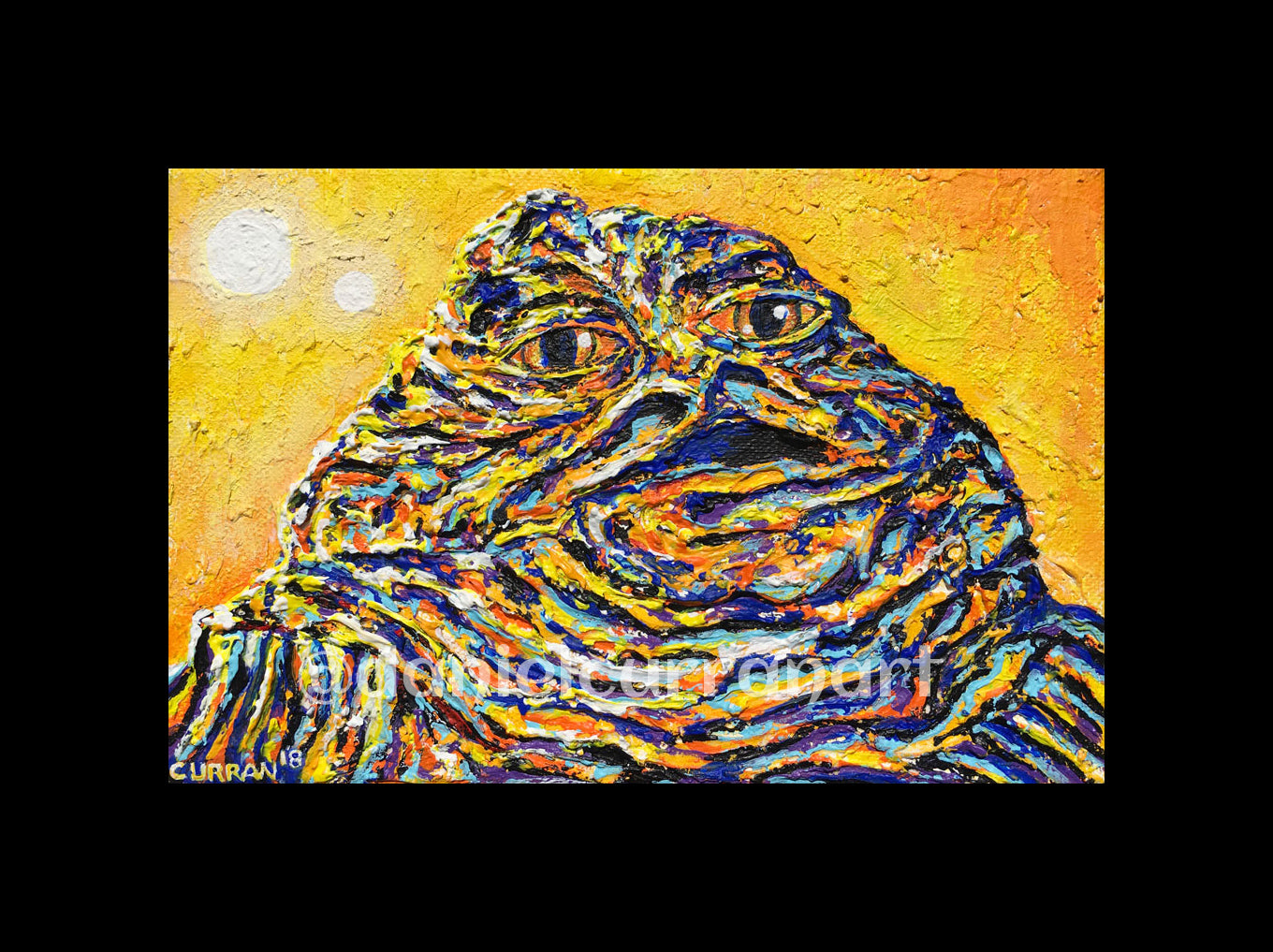 5"x 7" Jabba Print (Matted) - Daniel Curran Art