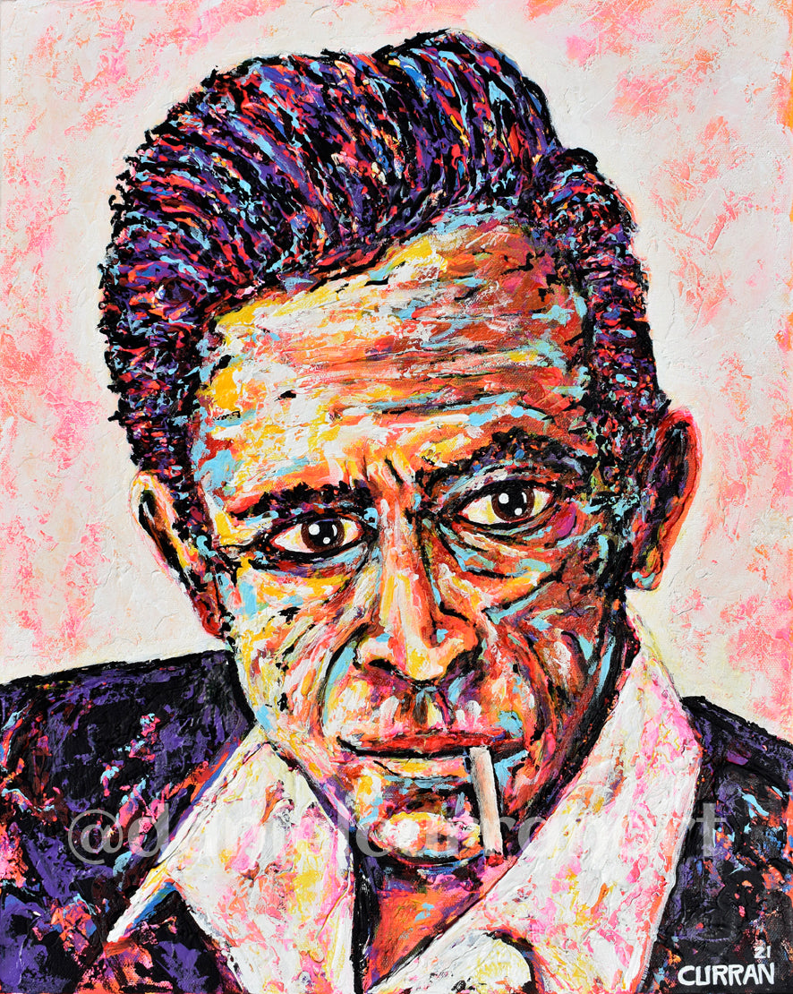 Johnny Cash - Daniel Curran Art