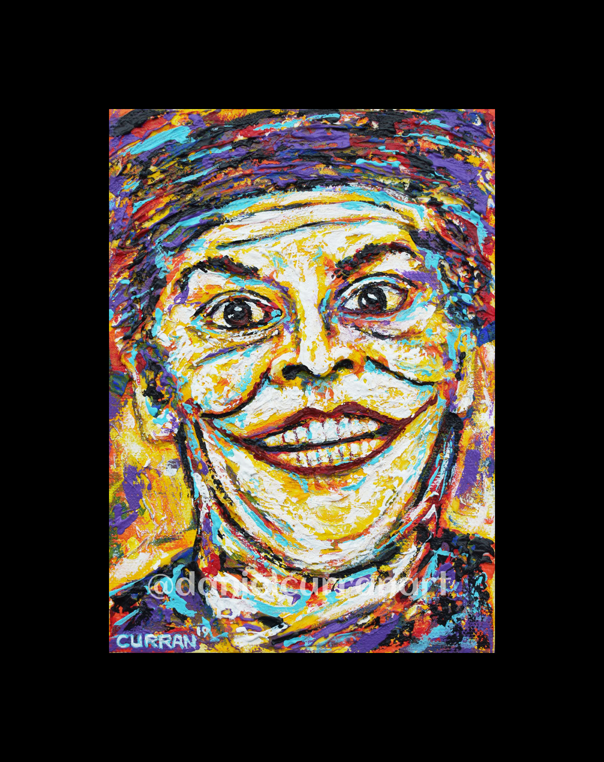 5"x 7" Joker Print (Matted) - Daniel Curran Art
