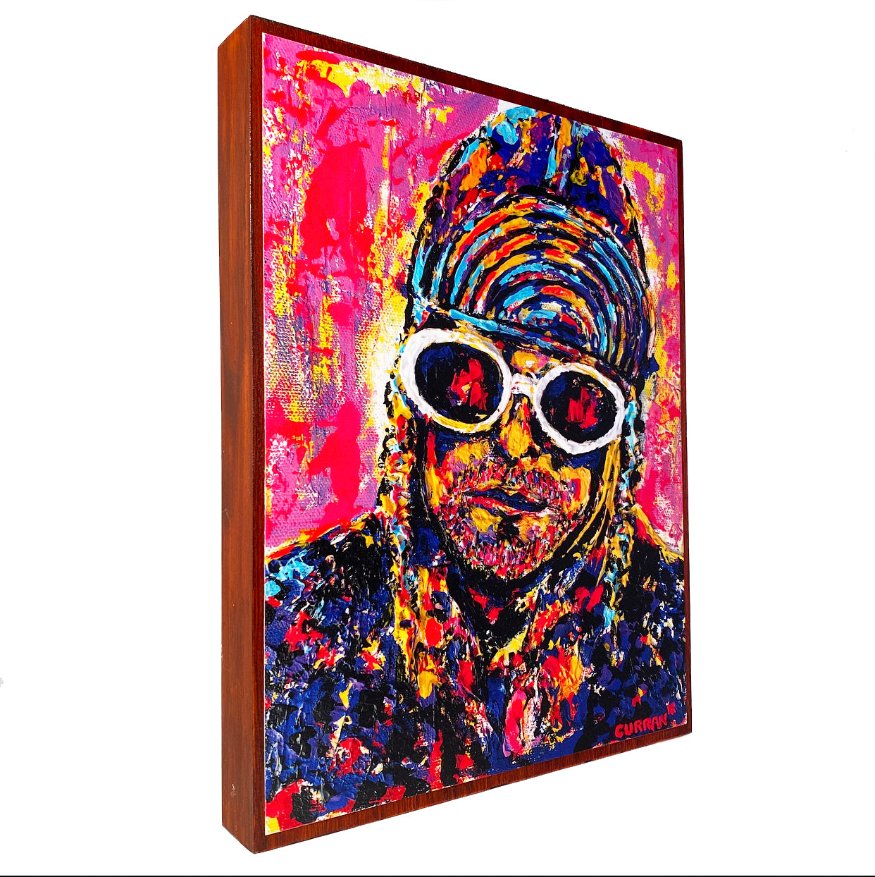 Kurt on Wood Panel - Daniel Curran Art