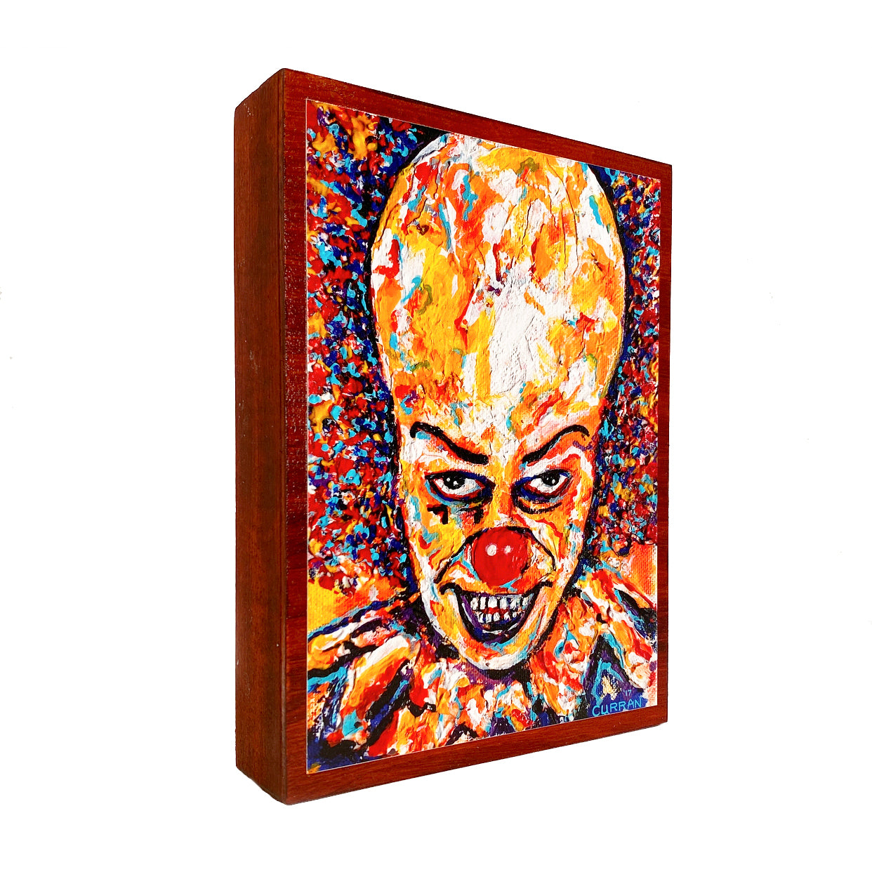 Pennywise on Wood Panel - Daniel Curran Art