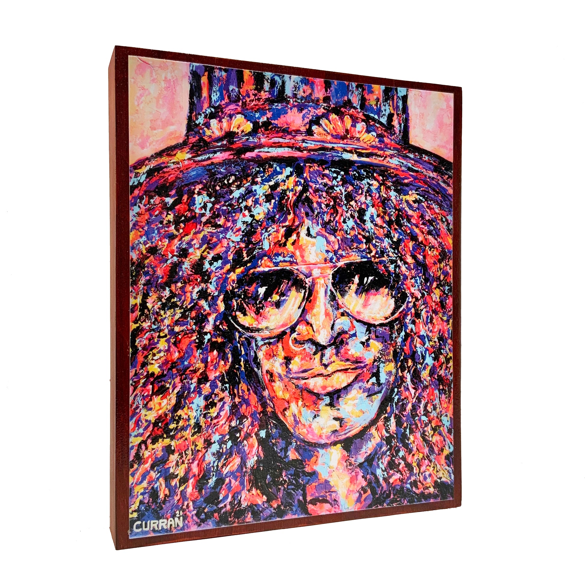 Slash on Wood Panel (Limited Edition) - Daniel Curran Art