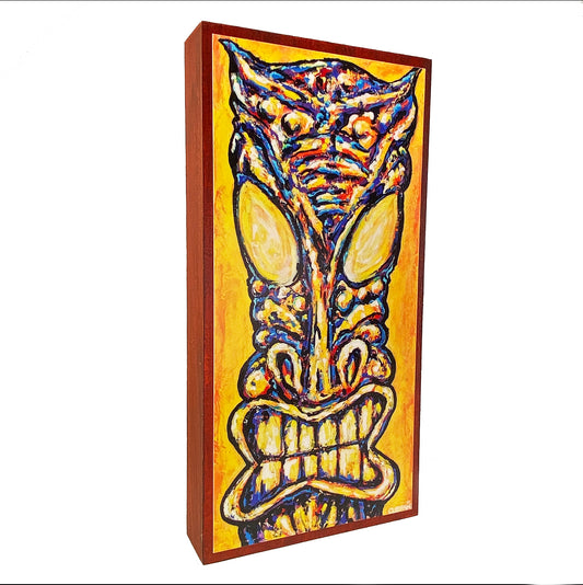 Tiki 2 on Wood Panel (Limited Edition) - Daniel Curran Art