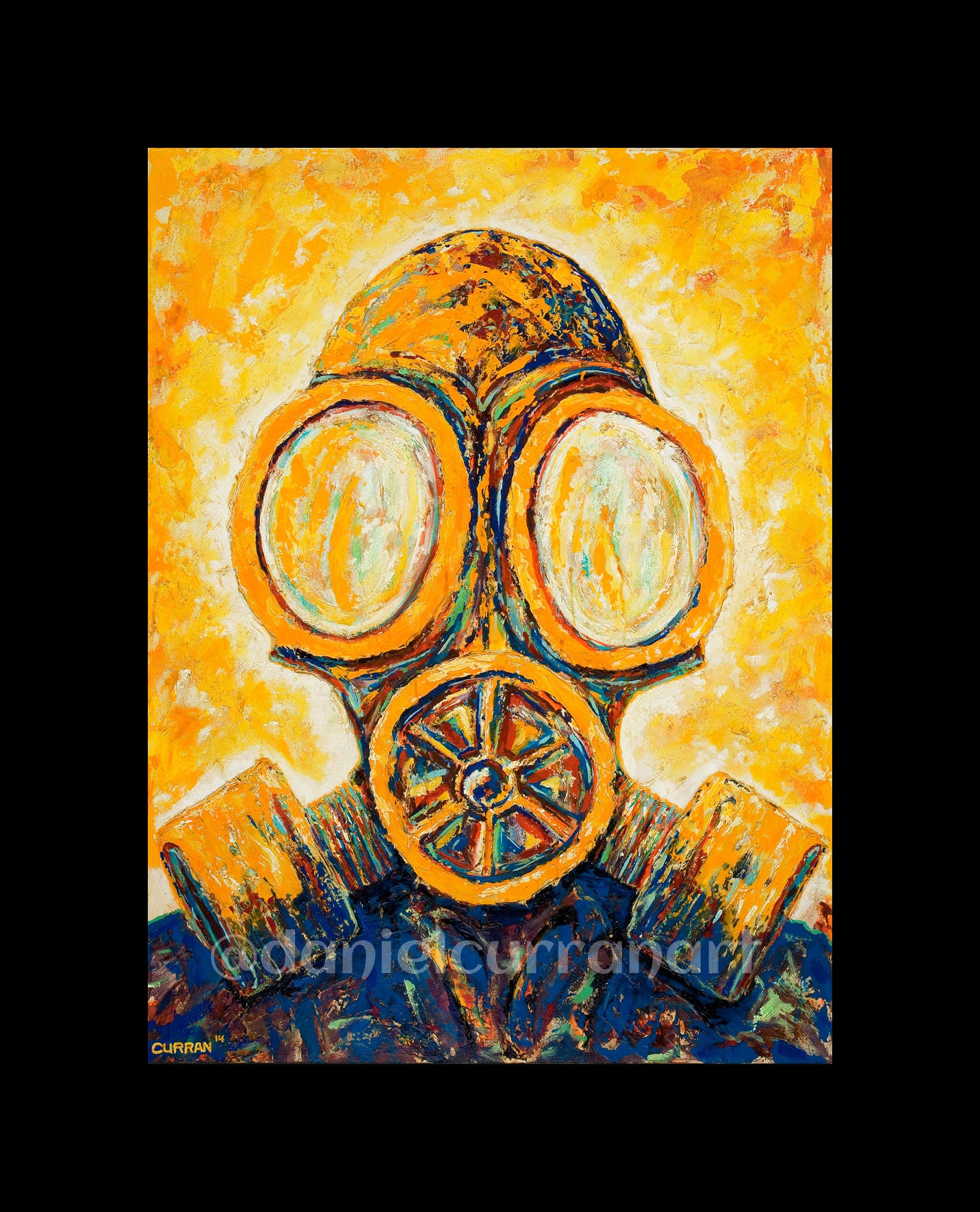 8"x 10" Toxic Fumes (Matted) - Daniel Curran Art