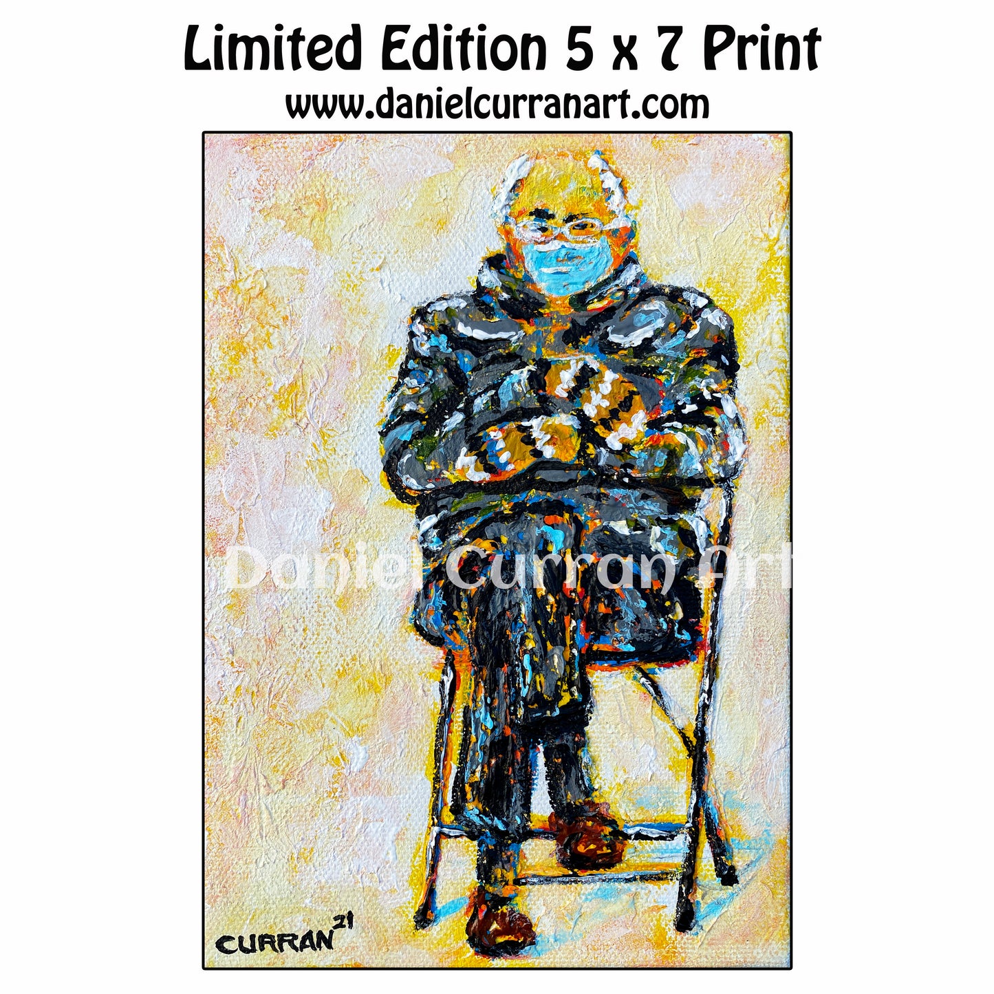 Bernie  (Limited Edition Print) - Daniel Curran Art